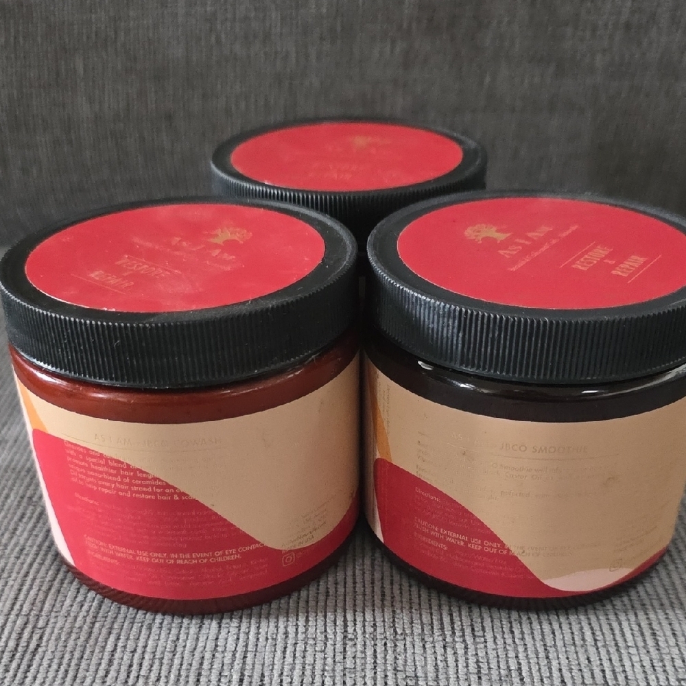 As I Am Restore & Repair Cowash Set Of 3, 16oz Each, New, For Hair Types 3&4. - Picture 4 of 10